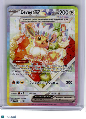 2025 Pokemon—Eevee ex #174 Scarlet & Violet—Black Star Promo Holo