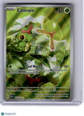 2023 Pokemon—Caterpie #172 Scarlet & Violet 151—Illustration Rare Holo