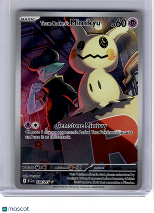 2026 Pokemon—Team Rocket's Mimikyu #238 Ascended Heroes—Illustration Rare Holo