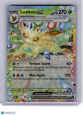 2025 Pokemon—Leafeon ex #6 Prismatic Evolutions—Double Rare Holo