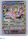 2025 Pokemon—Espeon ex #34 Prismatic Evolutions—Double Rare Holo