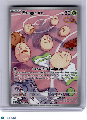 2024 Pokemon—Exeggcute #192 Surging Sparks—Illustration Rare Holo