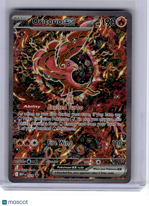 2025 Pokemon—Oricorio ex #024 Mega Evolution Promos—Black Star Promo Holo