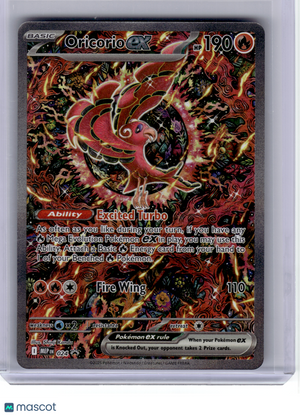 2025 Pokemon—Oricorio ex #024 Mega Evolution Promos—Black Star Promo Holo