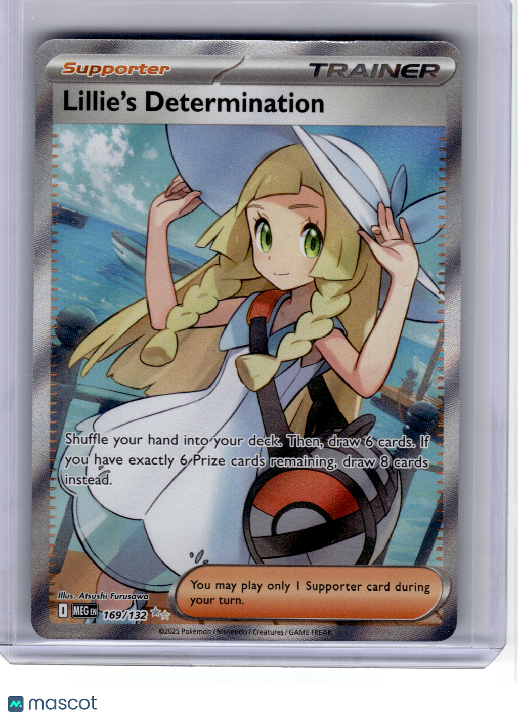 2025 Pokemon—Lillie's Determination #169 Mega Evolution—Ultra Rare Holo [LP]
