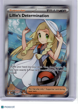 2025 Pokemon—Lillie's Determination #169 Mega Evolution—Ultra Rare Holo [LP]