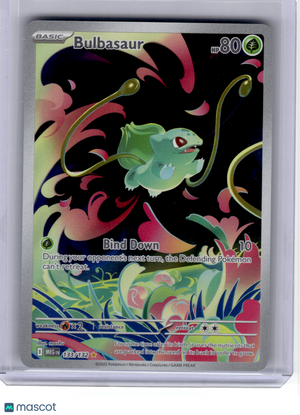 2025 Pokemon—Bulbasaur #133 Mega Evolution—Illustration Rare Holo