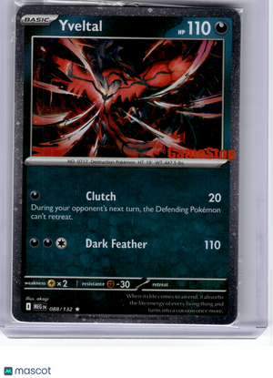 2025 Pokemon—Yveltal #88 Miscellaneous Cards & Products—Rare Holo (Sealed)