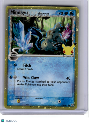 2021 Pokemon—Mimikyu #SWSH136 CCL—Black Star Promo Holo [Lightly Played]
