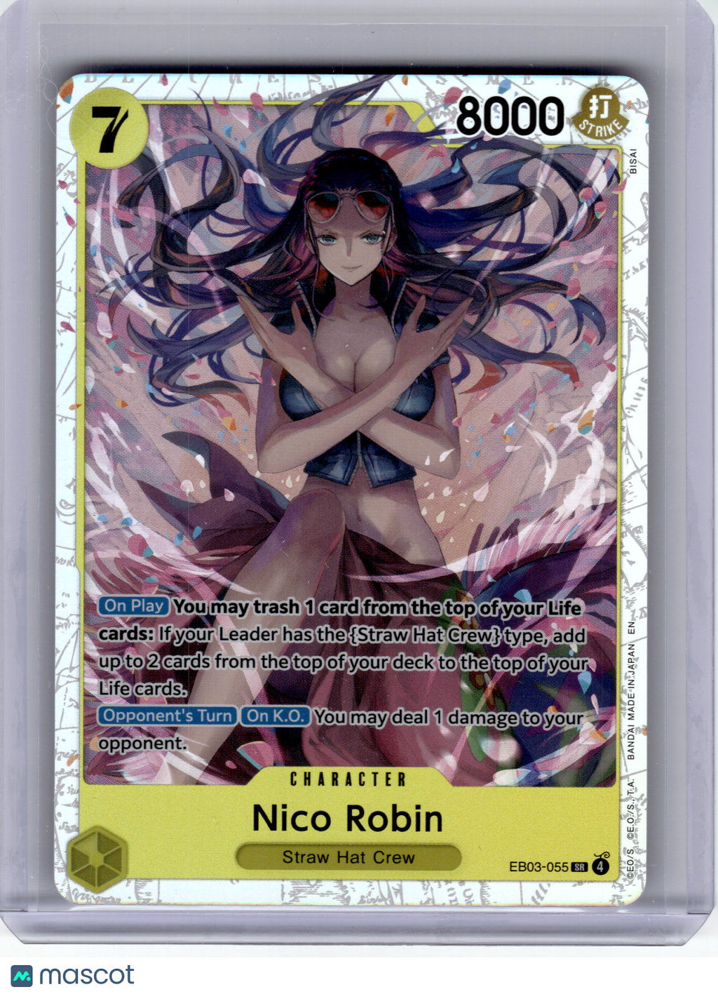 2026 OP Card Game—Nico Robin #EB03-055 One Piece Heroines Edition—SR Foil