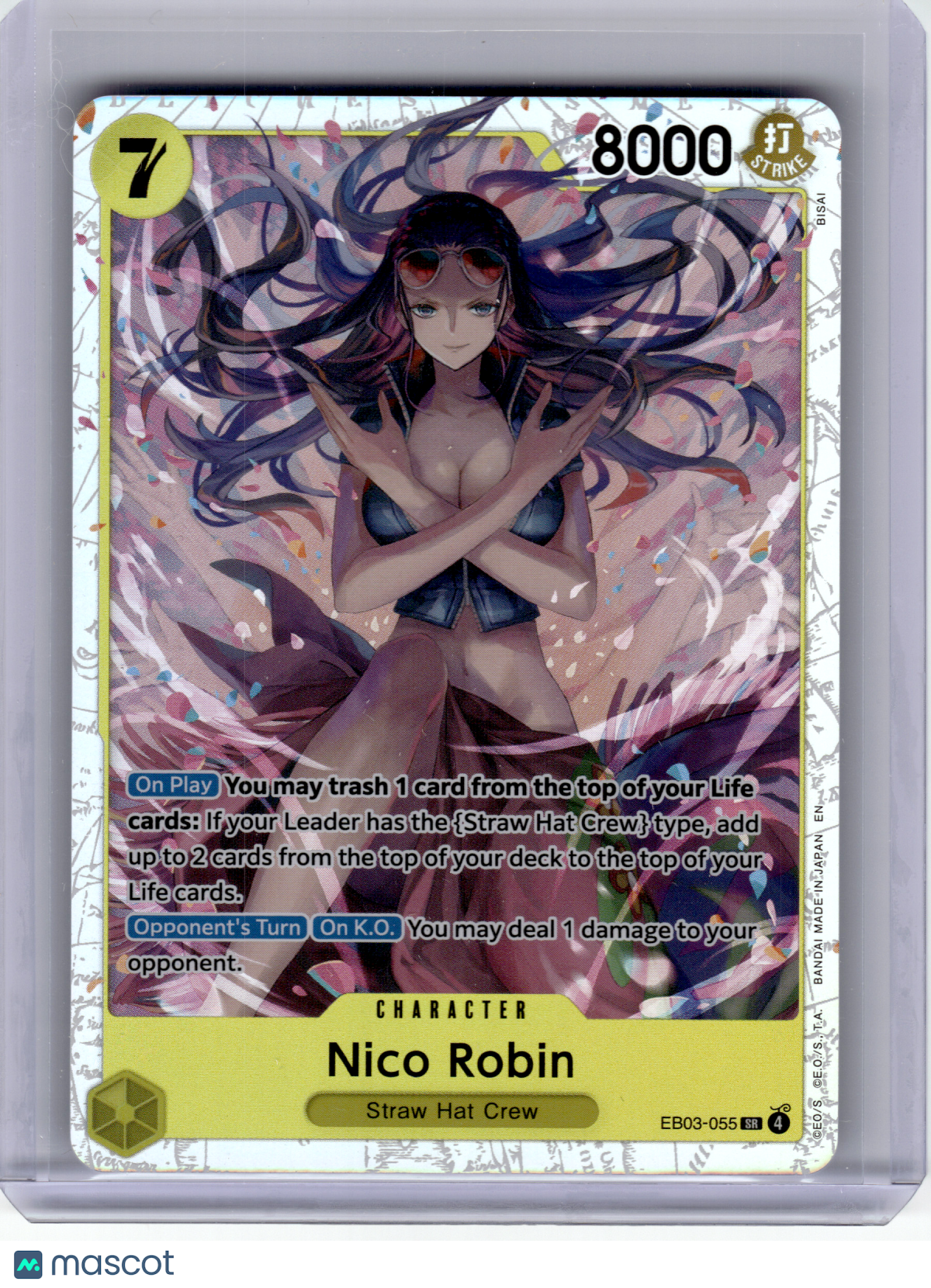 2026 OP Card Game—Nico Robin #EB03-055 One Piece Heroines Edition—SR Foil