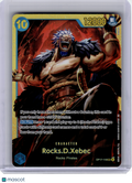 2026 OP Card Game—Rocks.D.Xebec #OP17-118 The World's Strongest Warriors—SEC