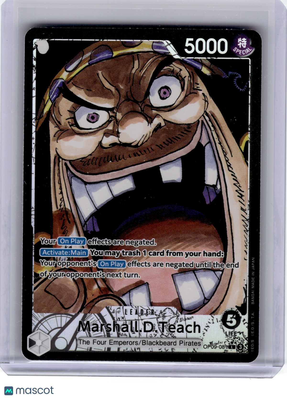 2024 OP Card Game—Marshall.D.Teach #081 Emperors in the New World—L (Alt Art)