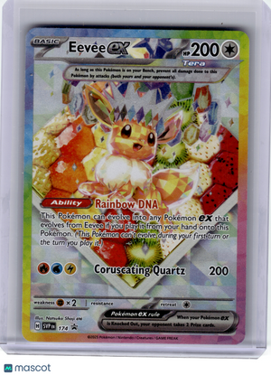 2025 Pokemon—Eevee EX #SVP EN 174 Scarlet & Violet—Black Star Promo Holo [MP]