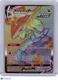 2021 Pokemon—Rayquaza VMAX #217 Evolving Skies—Secret Rare Rainbow