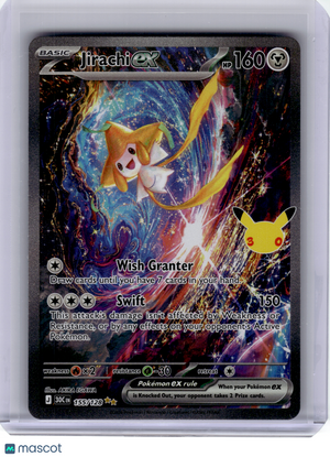 2026 Pokemon—Jirachi ex #155 30th Celebration—Special Illustration Rare Holo