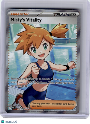 2026 Pokemon—Misty's Vitality #111 Pitch Black—Ultra Rare Holo