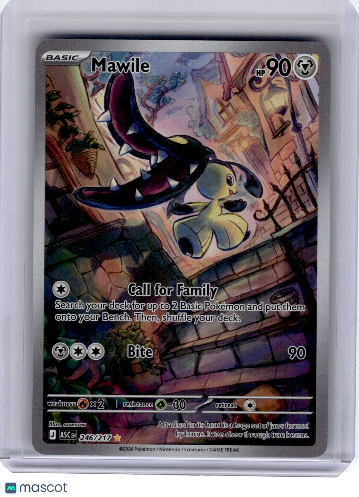 2026 Pokemon—Mawile #246 Ascended Heroes—Illustration Rare Holo