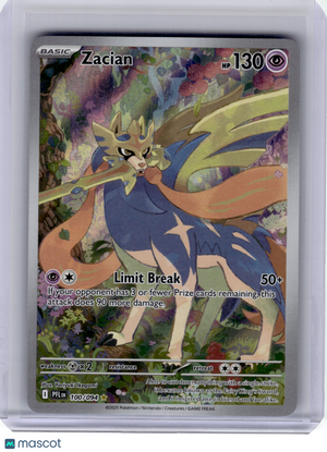 2025 Pokemon—Zacian #100 Phantasmal Flames—Illustration Rare Holo