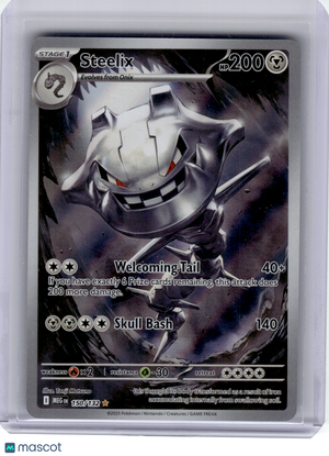 2025 Pokemon—Steelix #150 Mega Evolution—Illustration Rare Holo