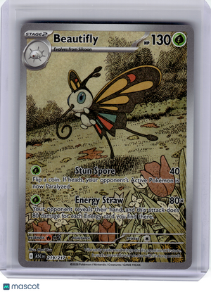 2026 Pokemon—Beautifly #219 Ascended Heroes—Illustration Rare Holo