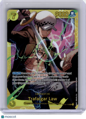 2025 One Piece Card Game—Trafalgar Law #OP10-119 Royal Blood—Secret Rare Foil