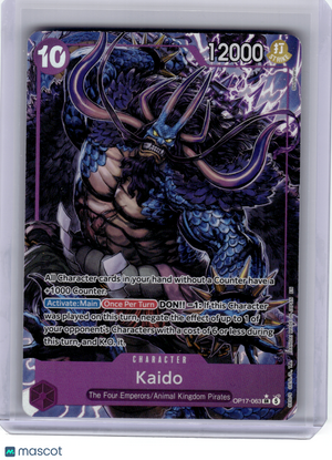 2026 OP Card Game—Kaido #OP17-063 The World's Strongest Warriors—SR (Alt Art)