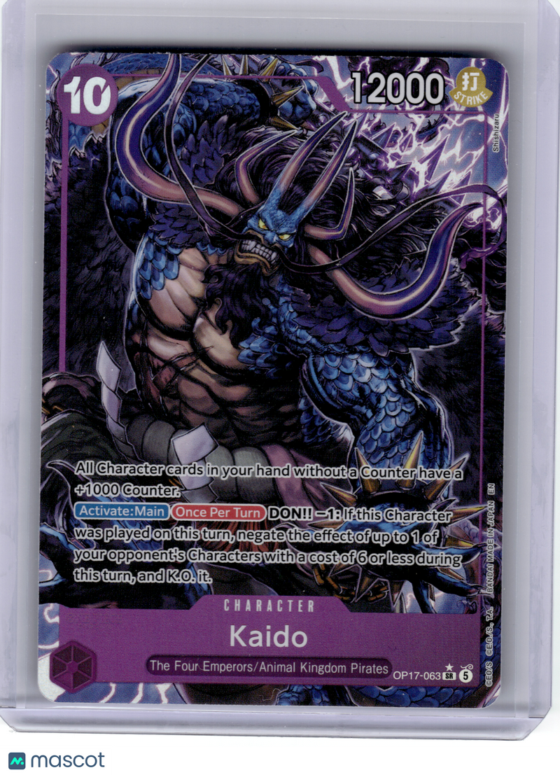 2026 OP Card Game—Kaido #OP17-063 The World's Strongest Warriors—SR (Alt Art)