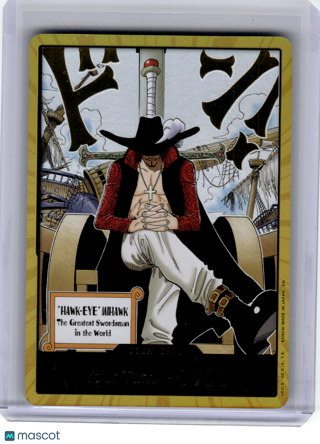 2026 OP Card Game—DON!! Card (Dracule Mihawk) The Azure Sea's Seven (Gold)
