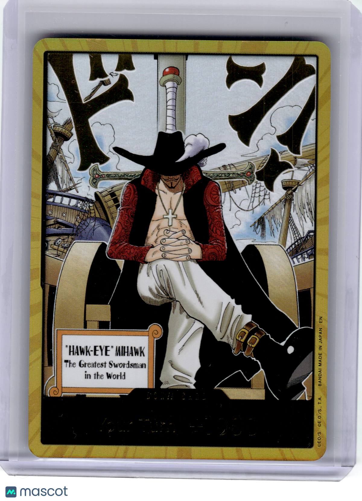 2026 OP Card Game—DON!! Card (Dracule Mihawk) The Azure Sea's Seven (Gold)