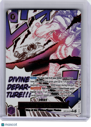 2025 OP Card Game—Divine Departure #OP13-076 Carrying On His Will—R (Alt Art)