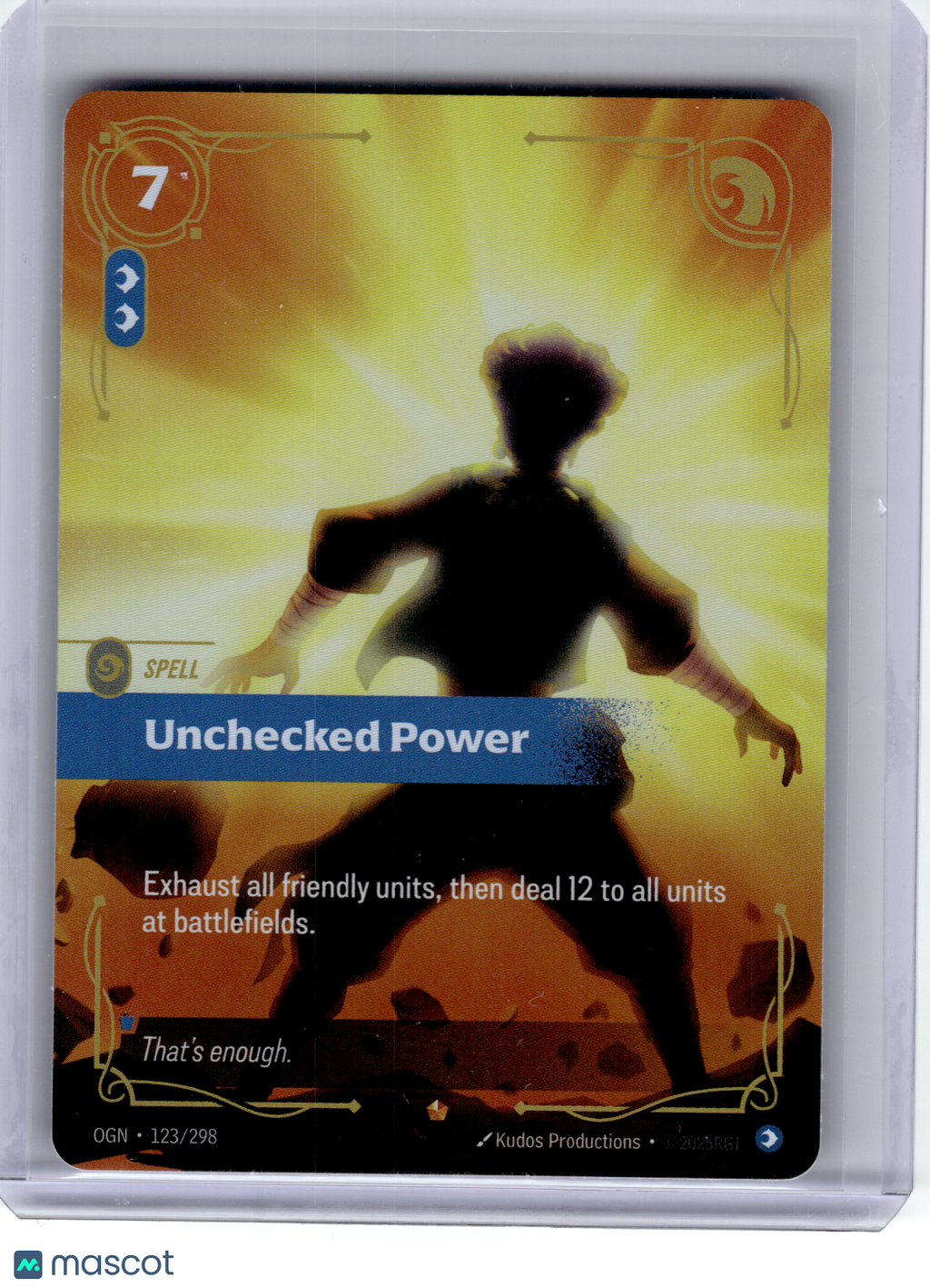 2025 League of Legends—Unchecked Power #123 Origins—Epic Foil