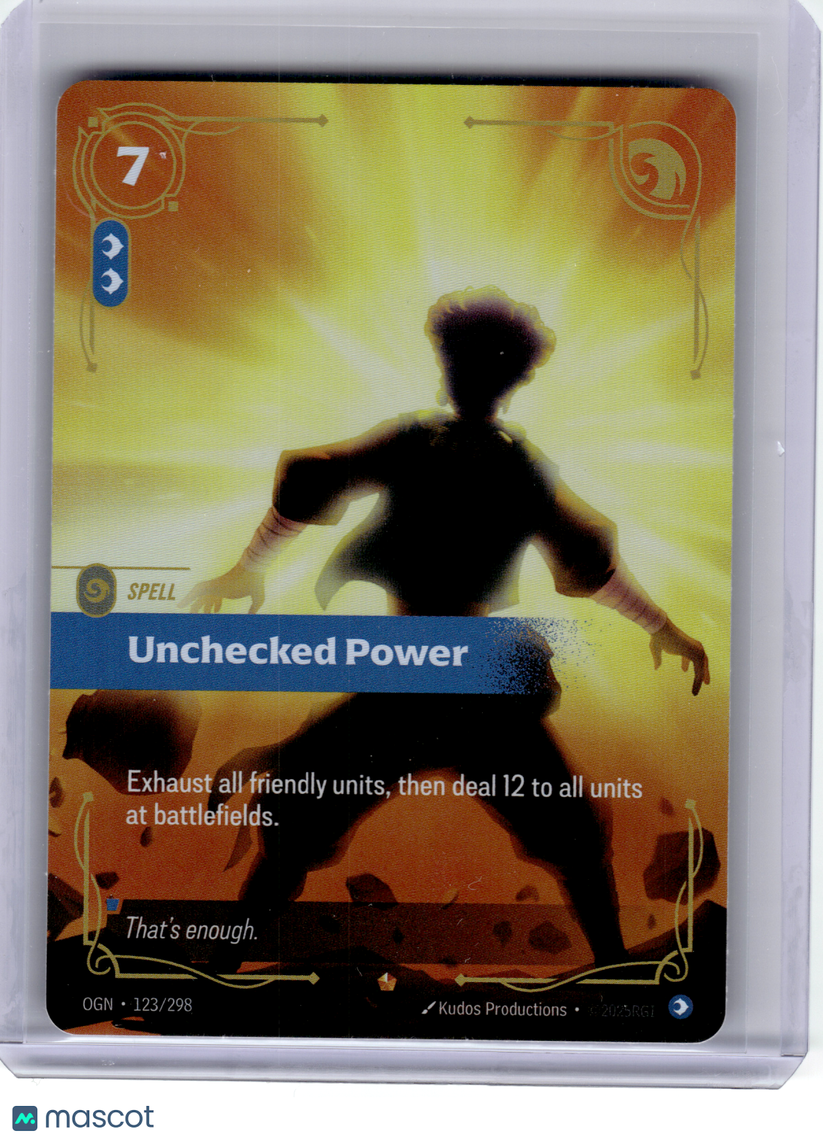 2025 League of Legends—Unchecked Power #123 Origins—Epic Foil