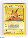 1999 Pokemon—Raichu #29 Fossil—Rare Nonholo (1st Edition) [Lightly Played]