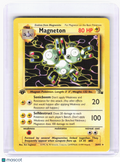 1999 Pokemon—Magneton #26 Fossil—Rare Nonholo (1st Edition) [Lightly Played]