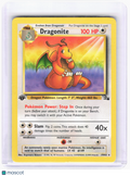 1999 Pokemon—Dragonite #19 Fossil—Rare Nonholo [Heavily Played] (1st Edition)