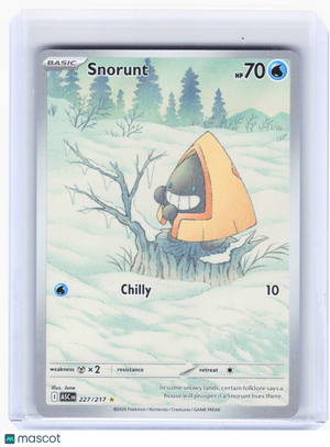 2026 Pokemon—Snorunt #227 Ascended Heroes—Illustration Rare Holo