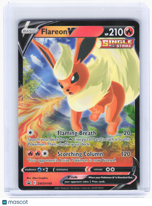 2021 Pokemon—Flareon V #SWSH149 Sword & Shield Promo Cards—Black Star Promo Holo
