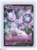 2022 Pokemon—Mewtwo V #30 GO—Ultra Rare Holo