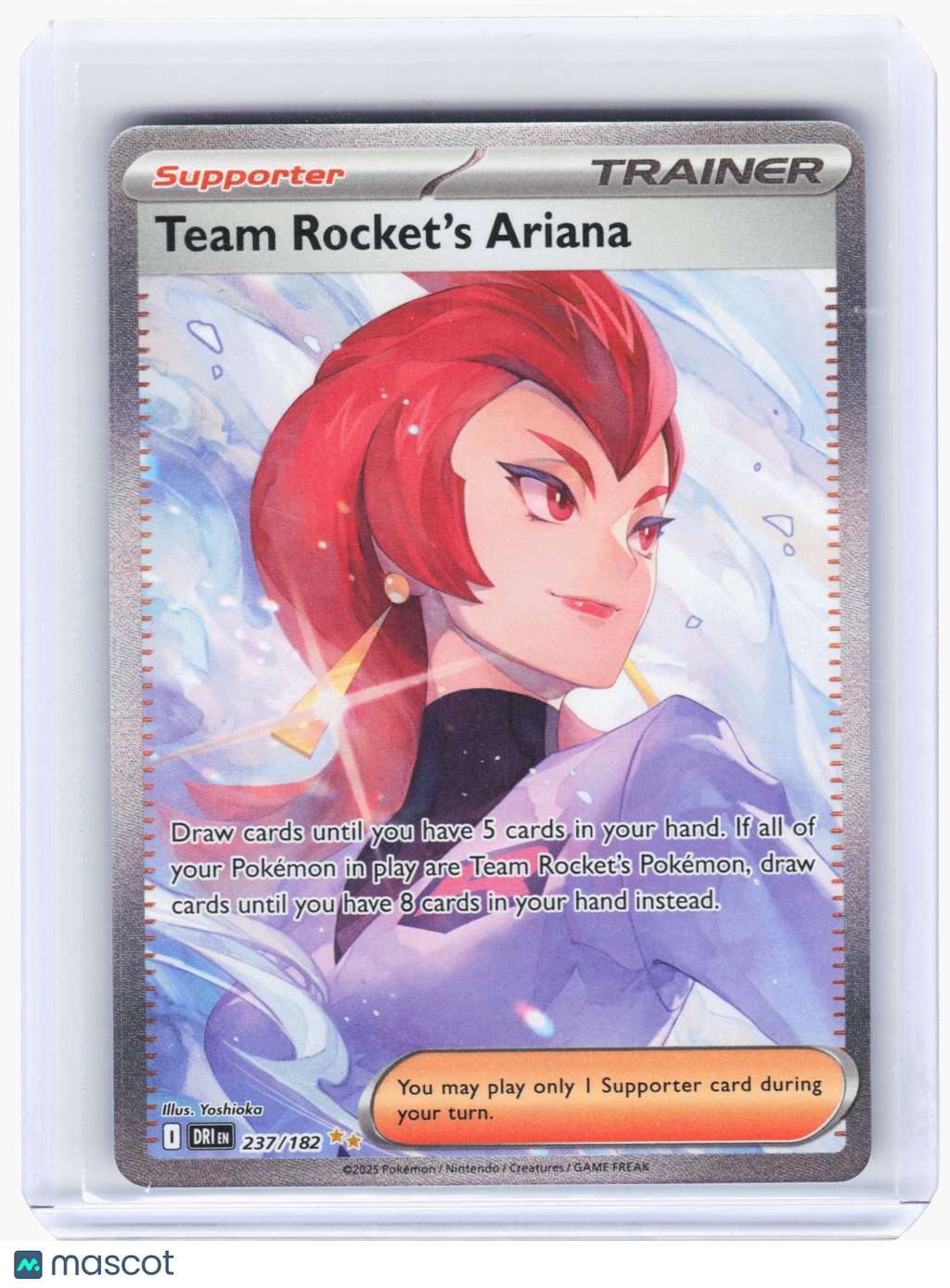 2025 Pokemon—Team Rocket's Ariana #237 Destined Rivals—Special Illustration Rare