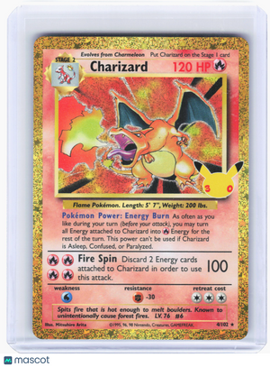 2026 Pokemon—Charizard #4 30th Celebration Classic Collection—Rare Holo