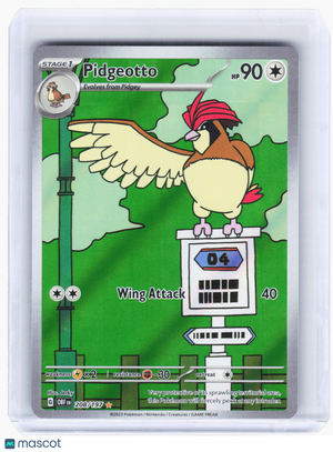 2023 Pokemon—Pidgeotto #208 Obsidian Flames—Illustration Rare Holo