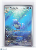 2023 Pokemon—Wartortle #171 Scarlet & Violet 151—Illustration Rare Holo