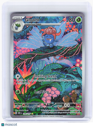 2023 Pokemon—Gloom #198 Obsidian Flames—Illustration Rare Holo