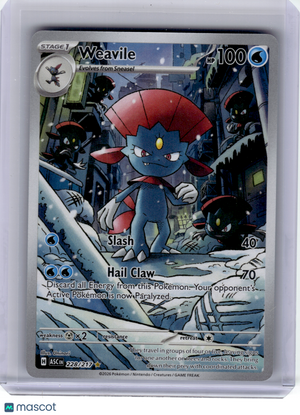 2026 Pokemon—Weavile #228 Ascended Heroes—Illustration Rare Holo