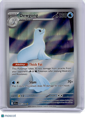 2025 Pokemon—Dewgong #97 Phantasmal Flames—Illustration Rare Holo