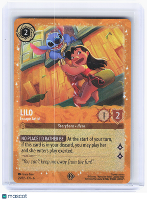 2025 Lorcana TCG—Lilo - Escape Artist #25 Disney Lorcana Promo Cards—Promo Foil