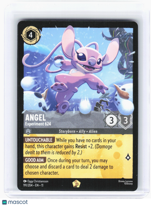 2026 Disney Lorcana TCG—Angel - Experiment 624 #191 Winterspell—Legendary Foil