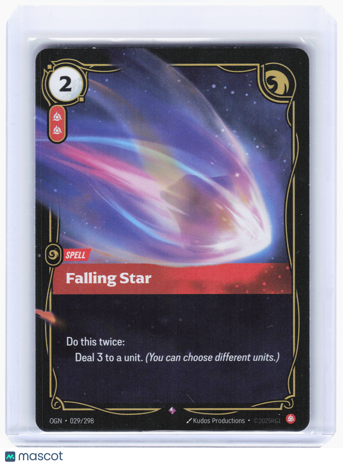 2025 Riftbound: League of Legends TCG—Falling Star #029 Origins—Rare Foil