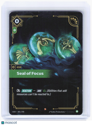 2025 Riftbound: League of Legends TCG—Seal of Focus #081 Origins—Epic Foil